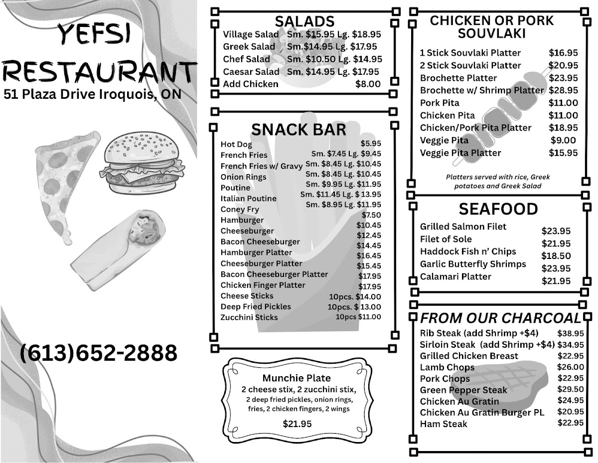 Yefsi Restaurant Menu - Image 2